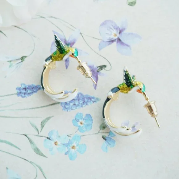 Bird earrings - Picture 4 of 6